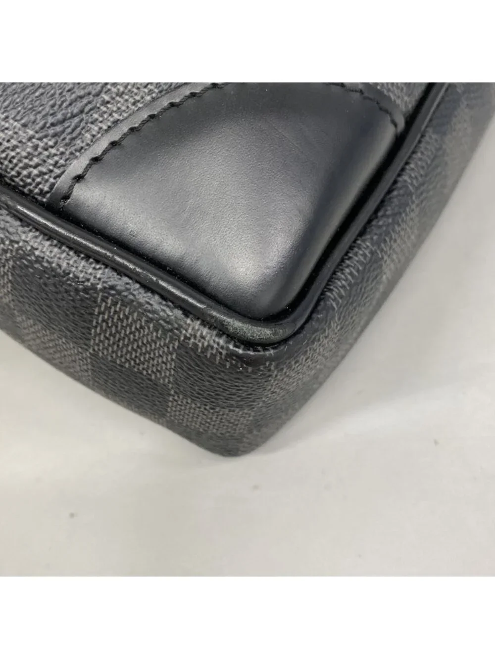 Louis Vuitton Briefcase Damier Graphite Porte Documents Voyage Black Gray
